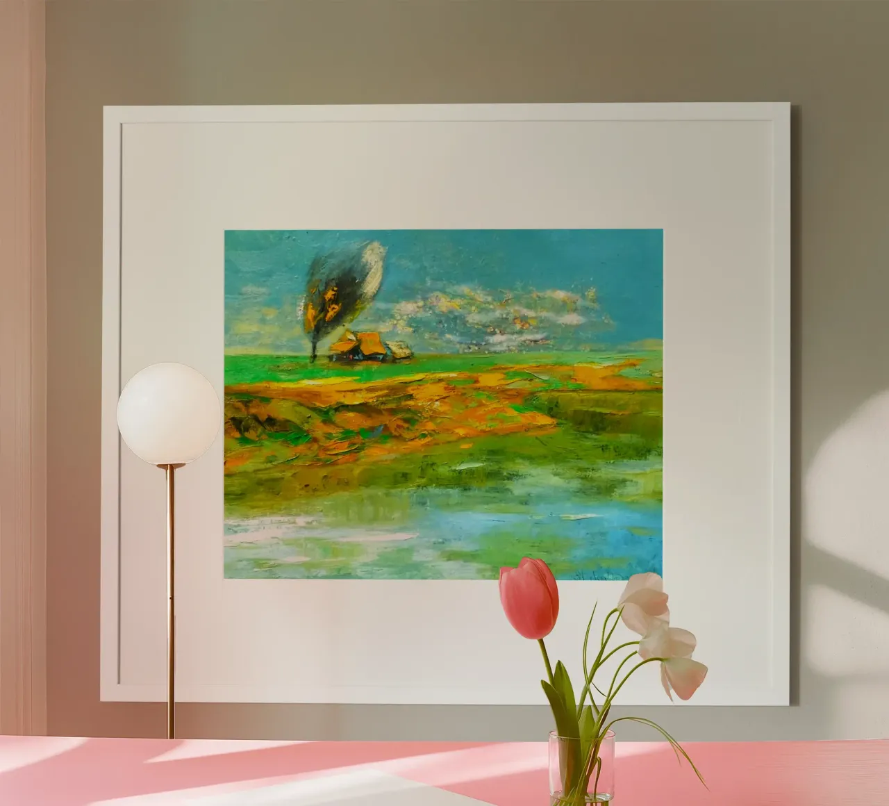 art color sky and land poster da miracle