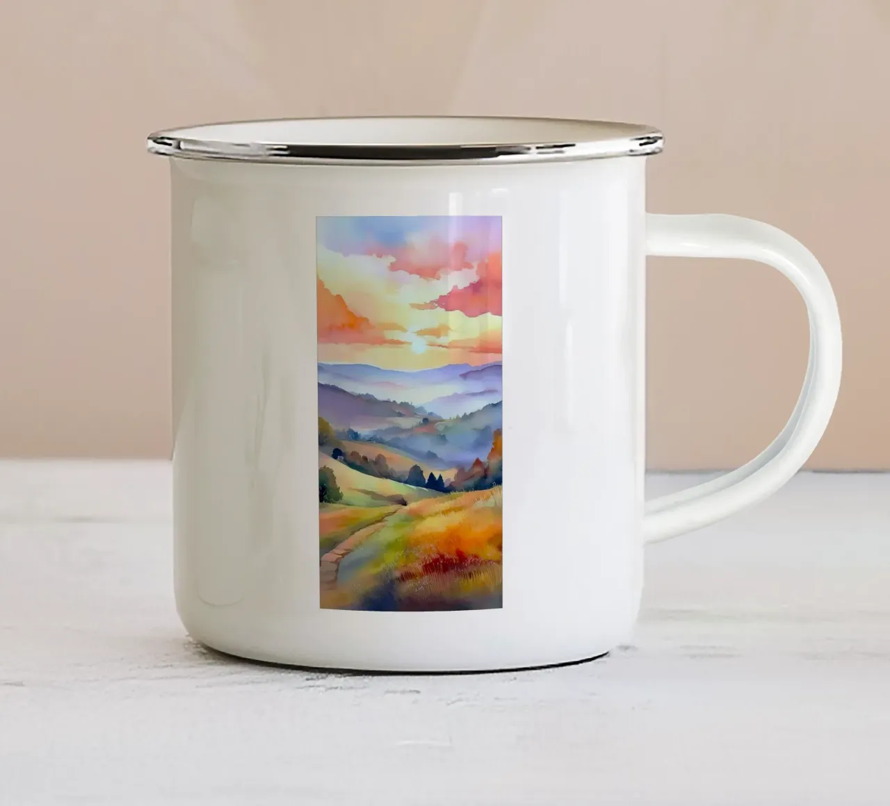 nature colorgradient tazza in smalto da miracle