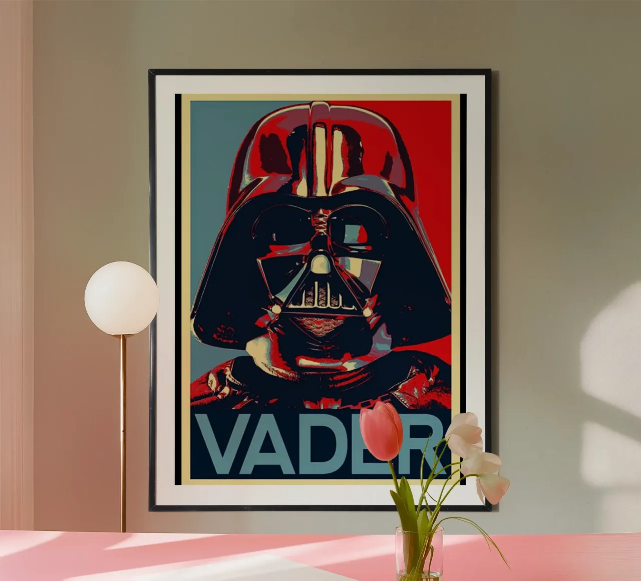 Azione Vader Fansity poster con telaio in plastica da grass.studio_