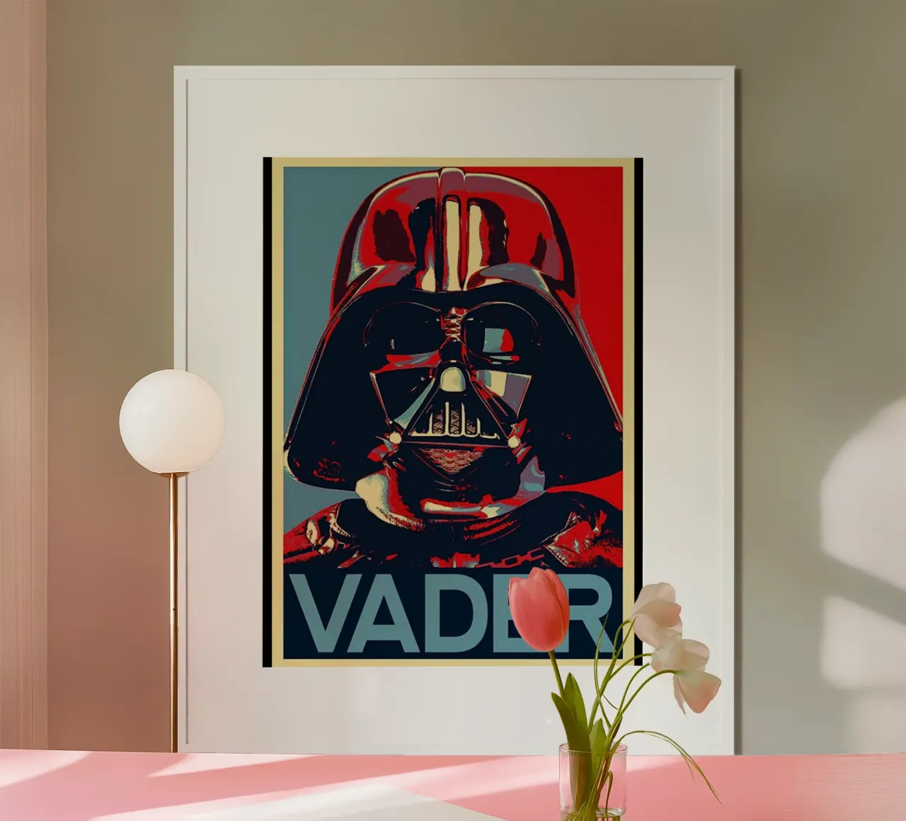 Azione Vader Fansity poster con telaio in plastica da grass.studio_