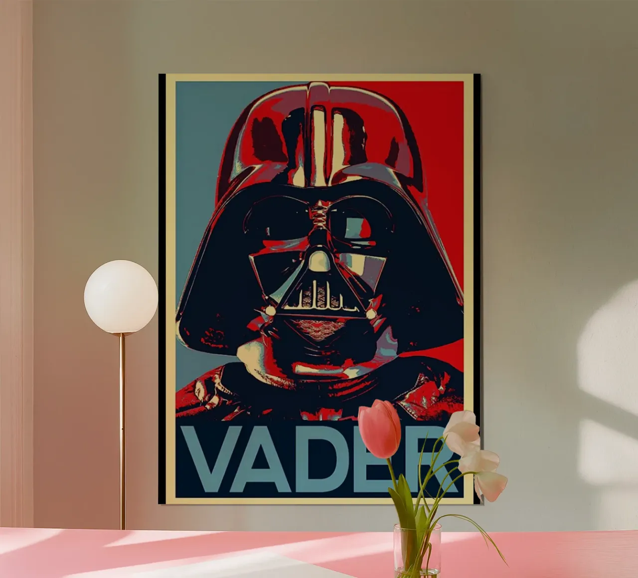 Azione Vader Fansity poster con telaio in plastica da grass.studio_