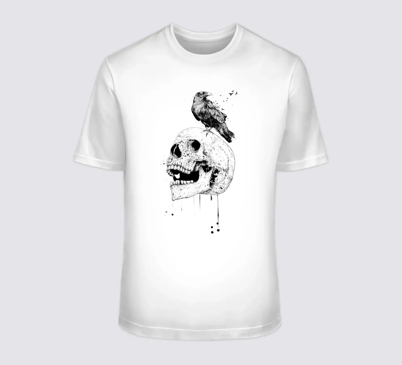 New skull t-shirt da Balazs Solti