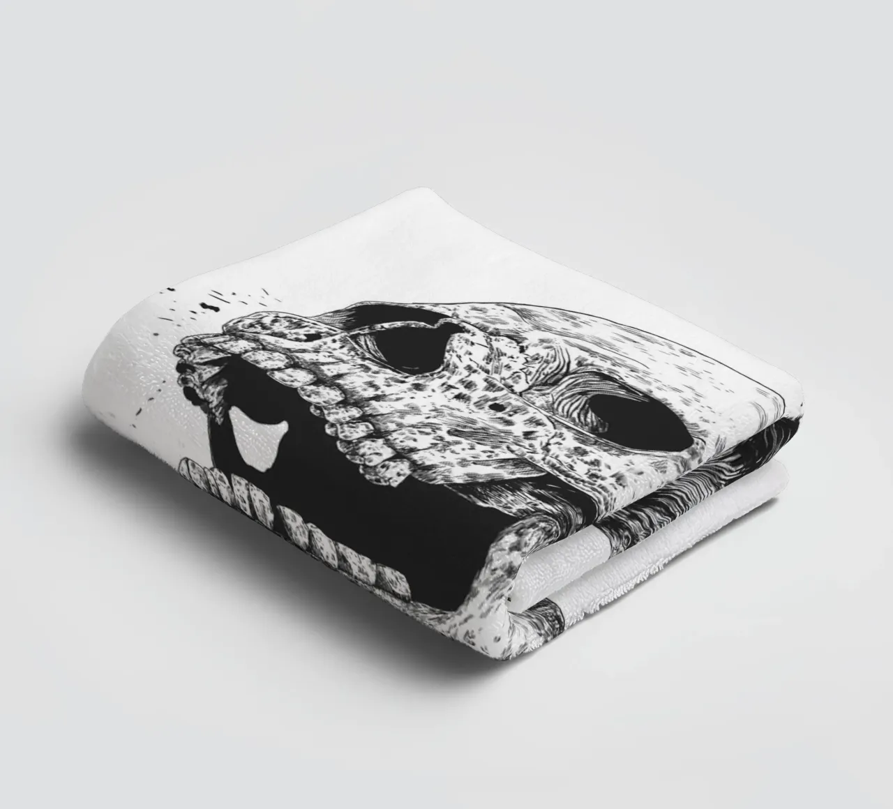 New skull asciugamano da bagno da Balazs Solti