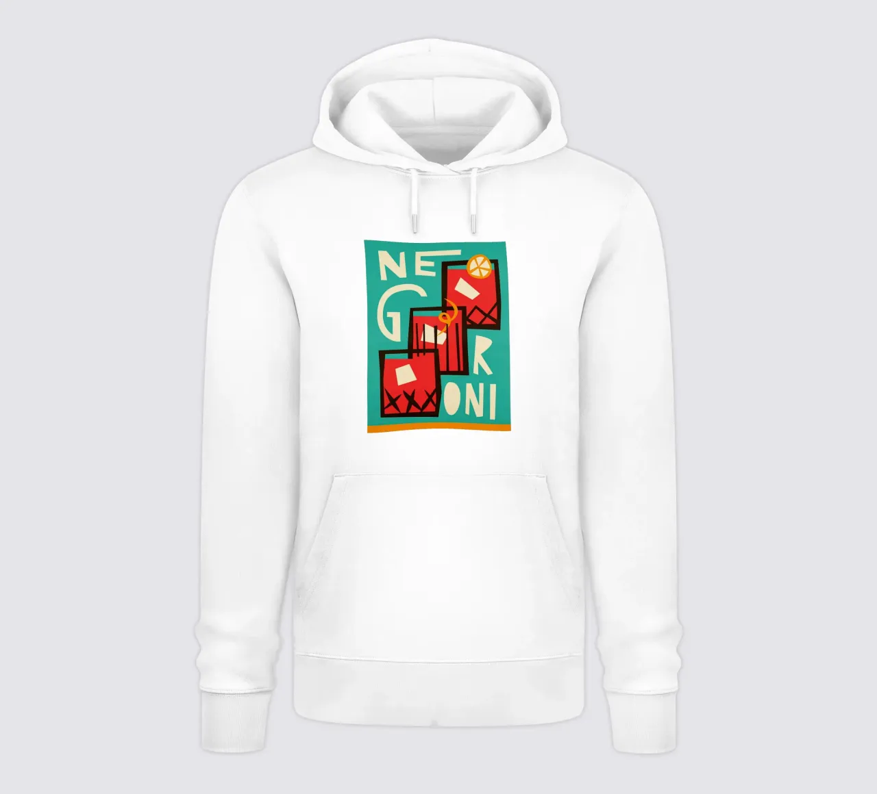 Negroni Print felpa con cappuccio da Neeraprint