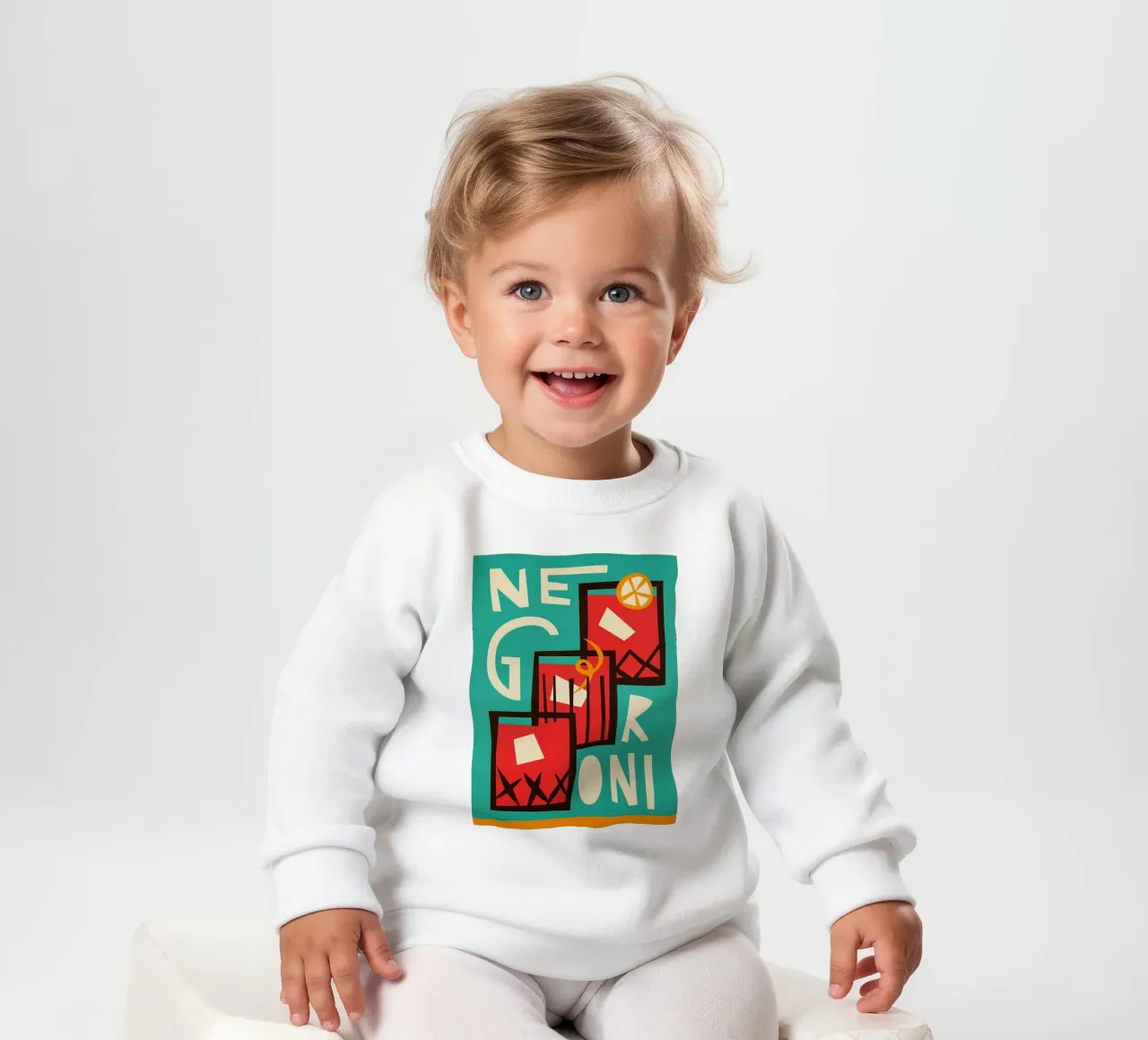 Negroni Print felpa neonato da Neeraprint