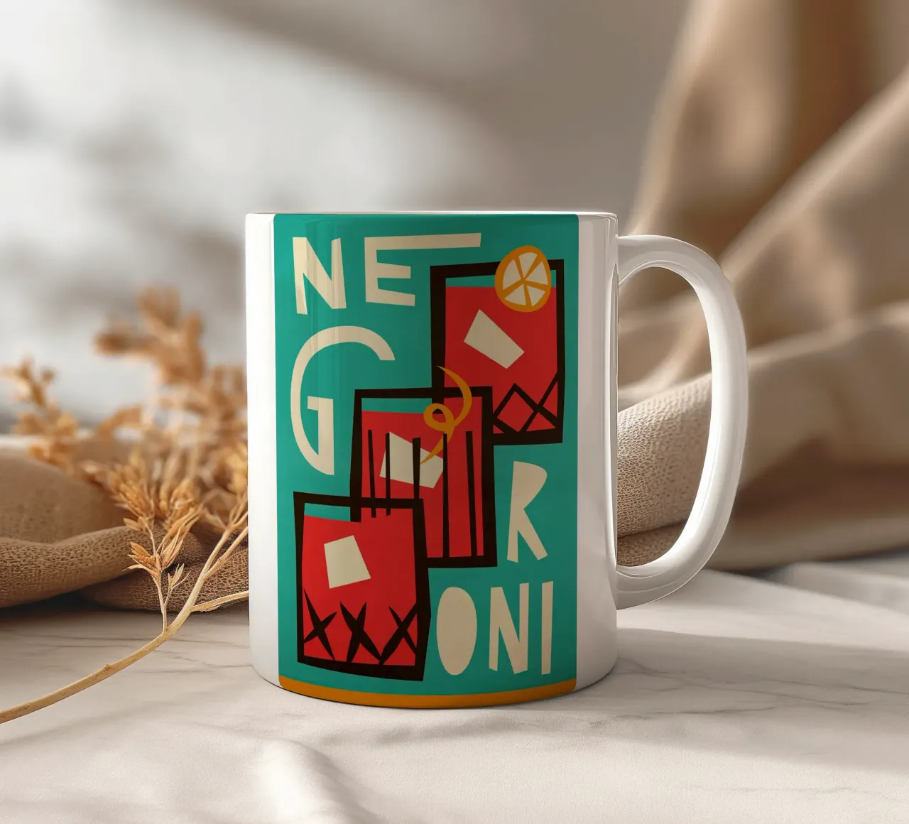 Negroni Print tazza in ceramica da Neeraprint