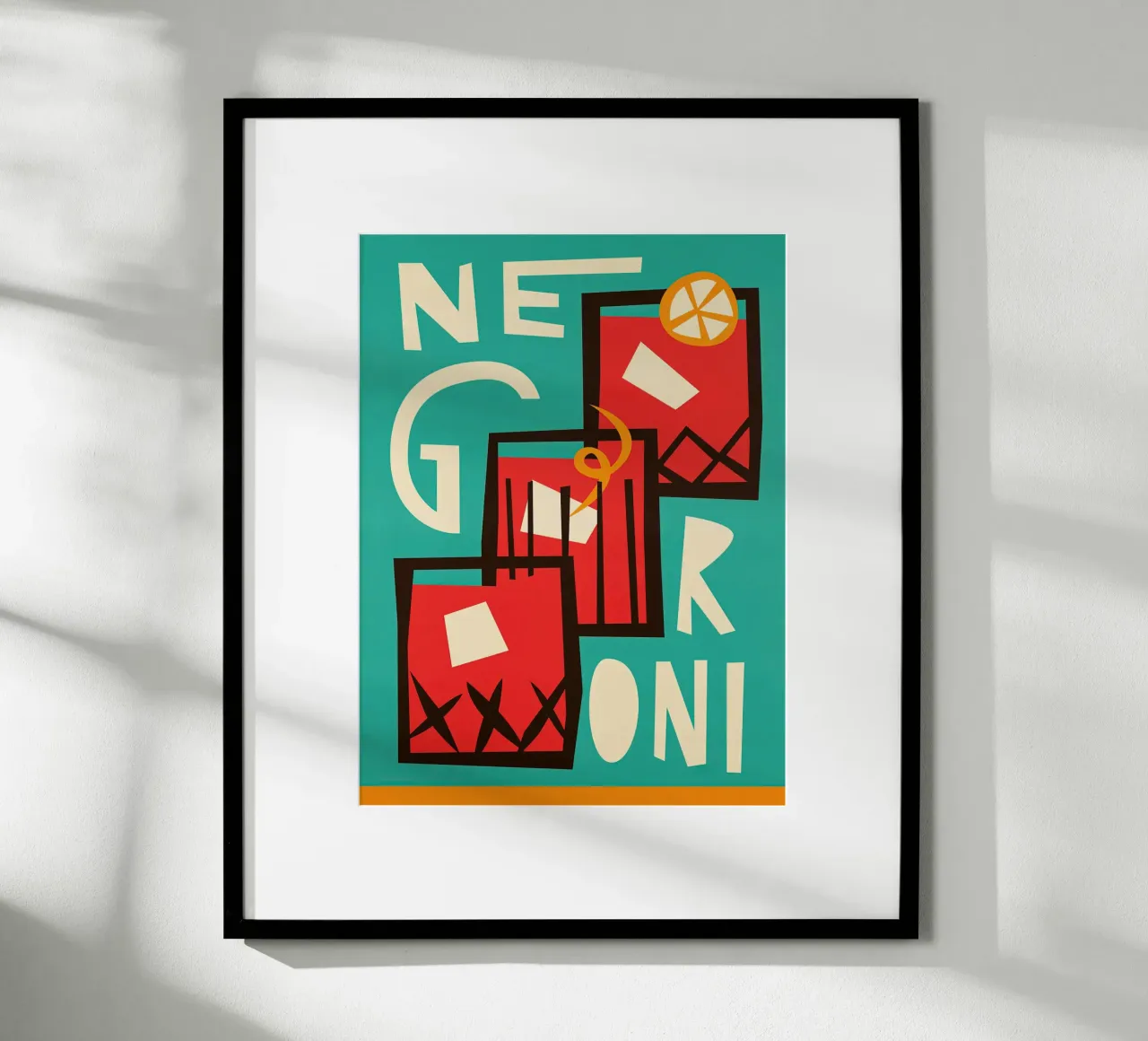 Negroni Print poster con telaio in alluminio da Neeraprint