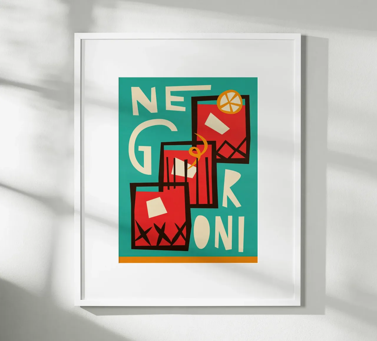 Negroni Print poster con telaio in alluminio da Neeraprint
