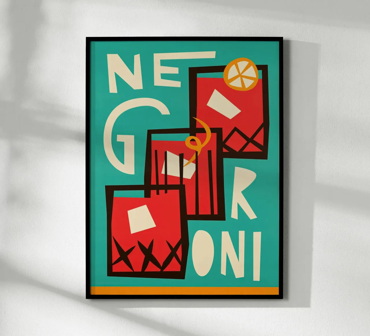 Negroni Print poster con telaio in alluminio da Neeraprint
