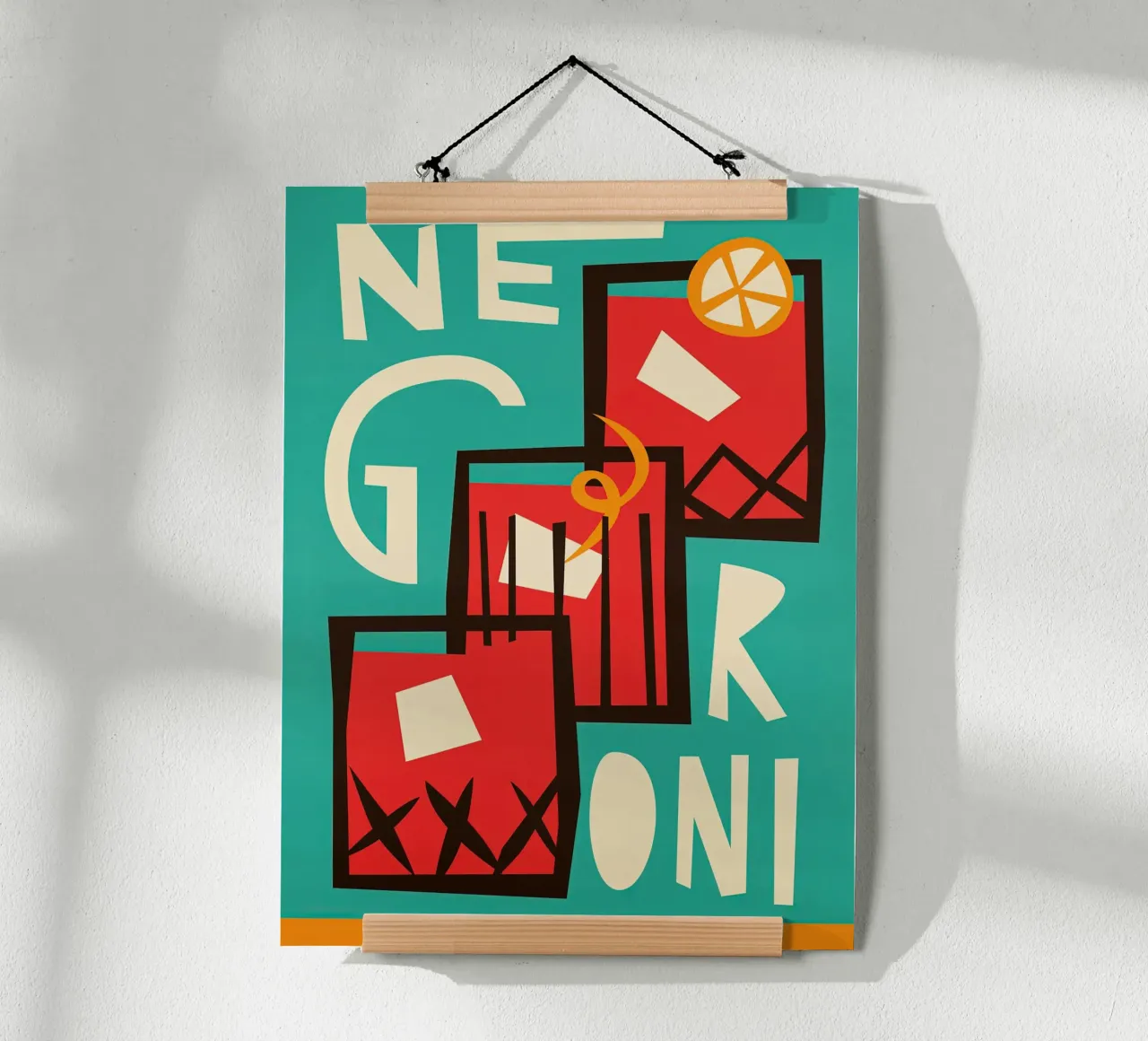 Negroni Print poster con telaio in alluminio da Neeraprint