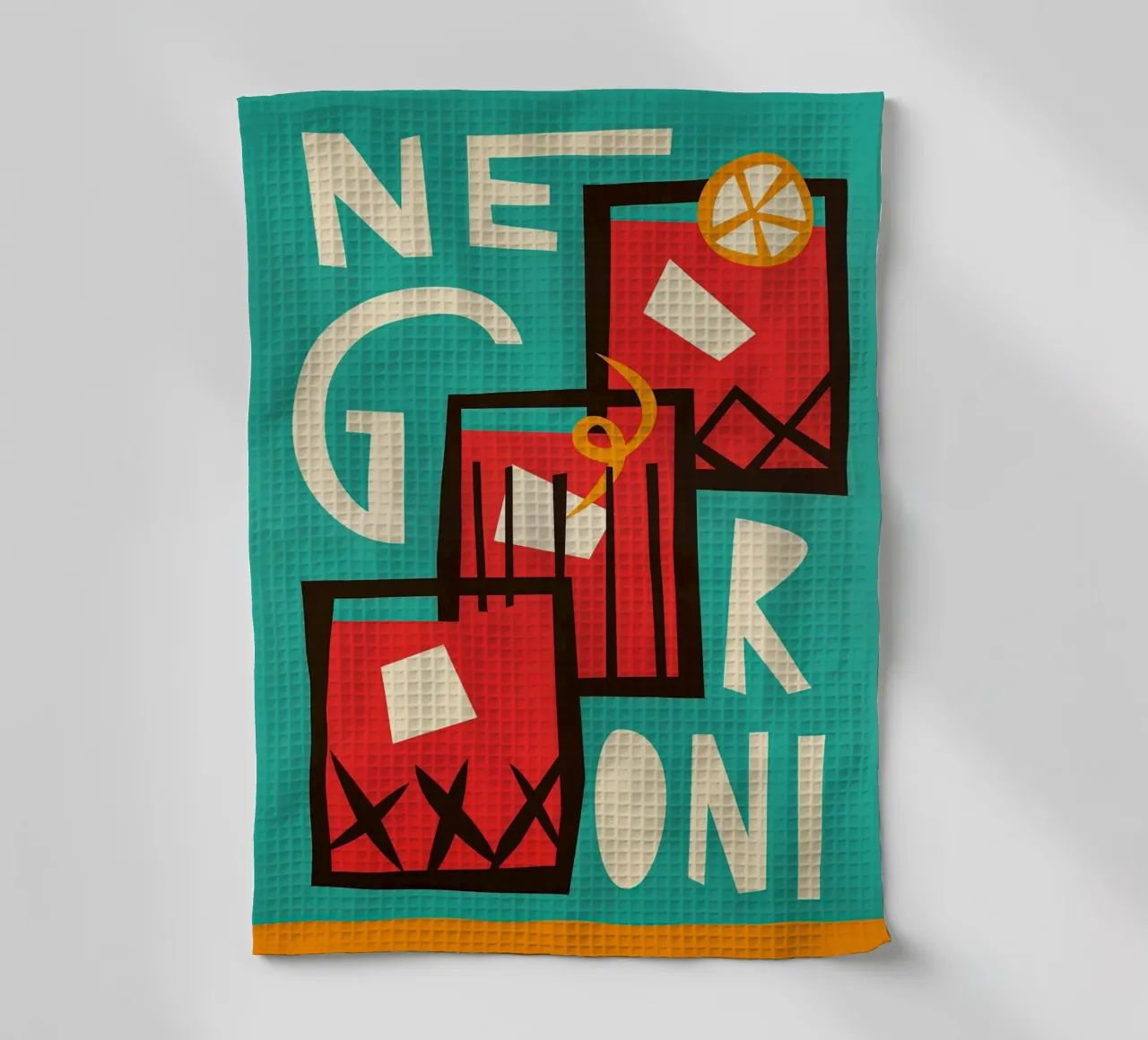 Negroni Print canovaccio da cucina da Neeraprint