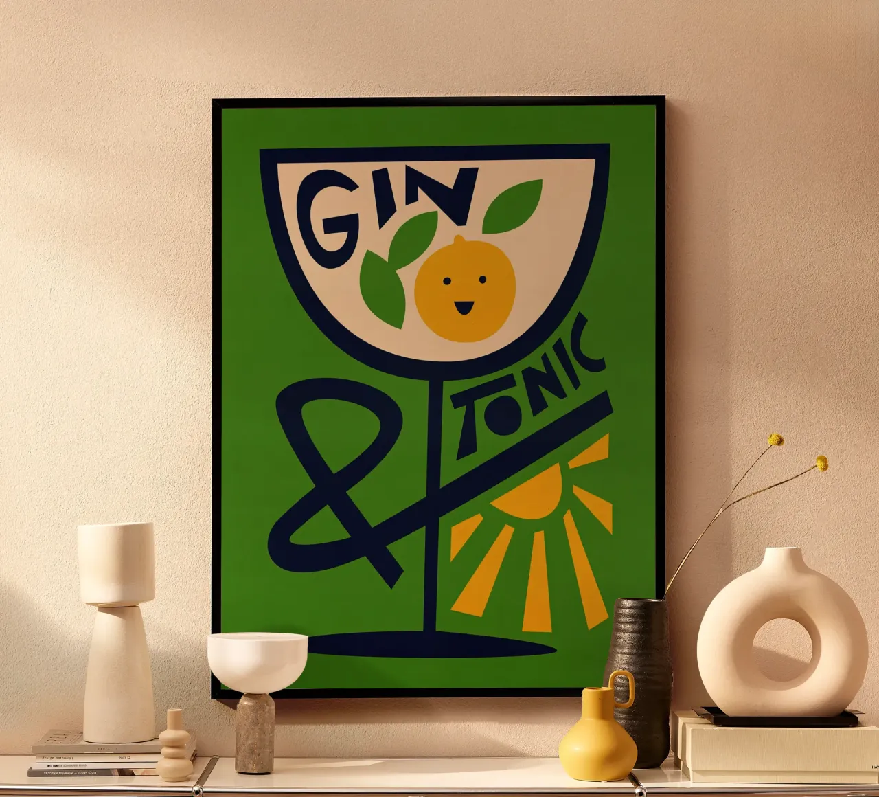 Gin Tonic Print poster de Neeraprint