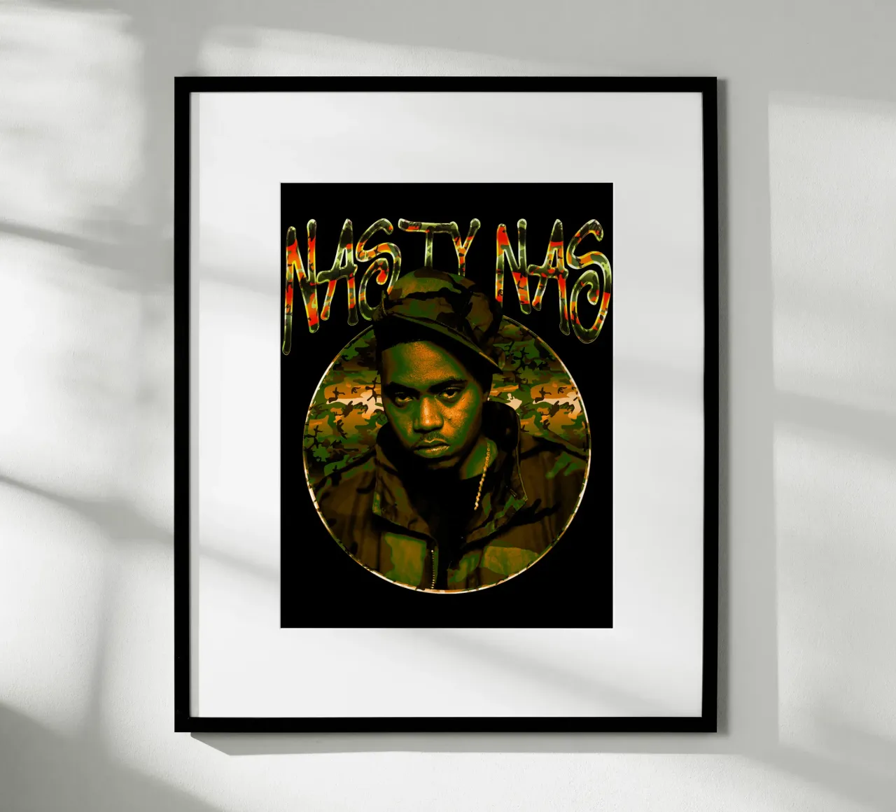 Grunge Nasty Nas Pop poster da grass.studio_