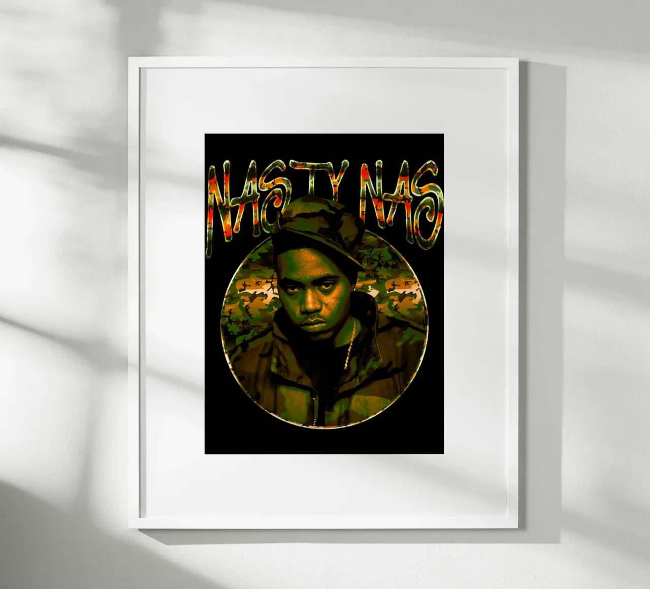 Grunge Nasty Nas Pop poster da grass.studio_