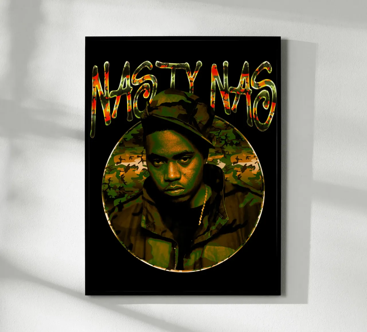 Grunge Nasty Nas Pop poster da grass.studio_