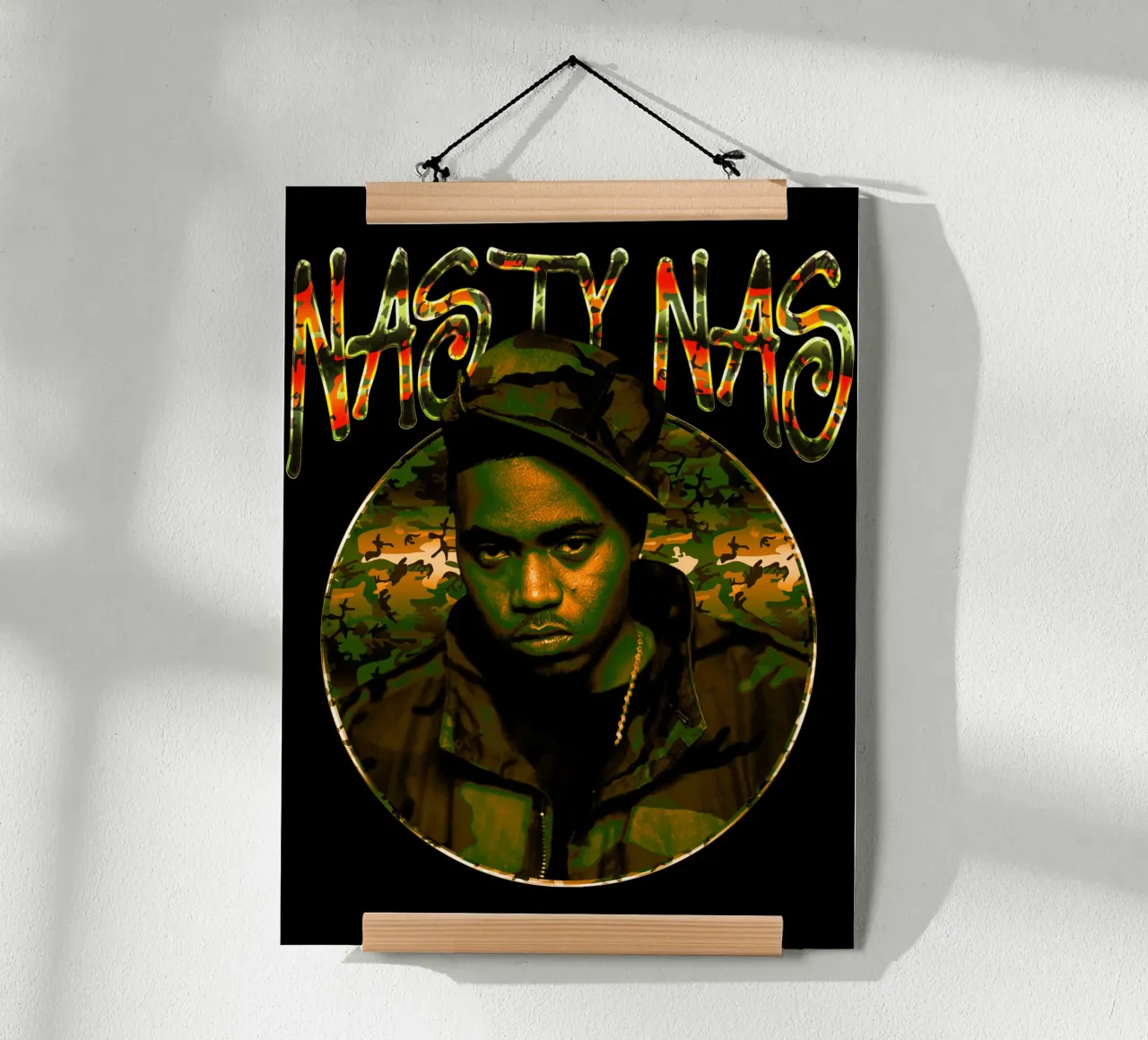 Grunge Nasty Nas Pop poster da grass.studio_