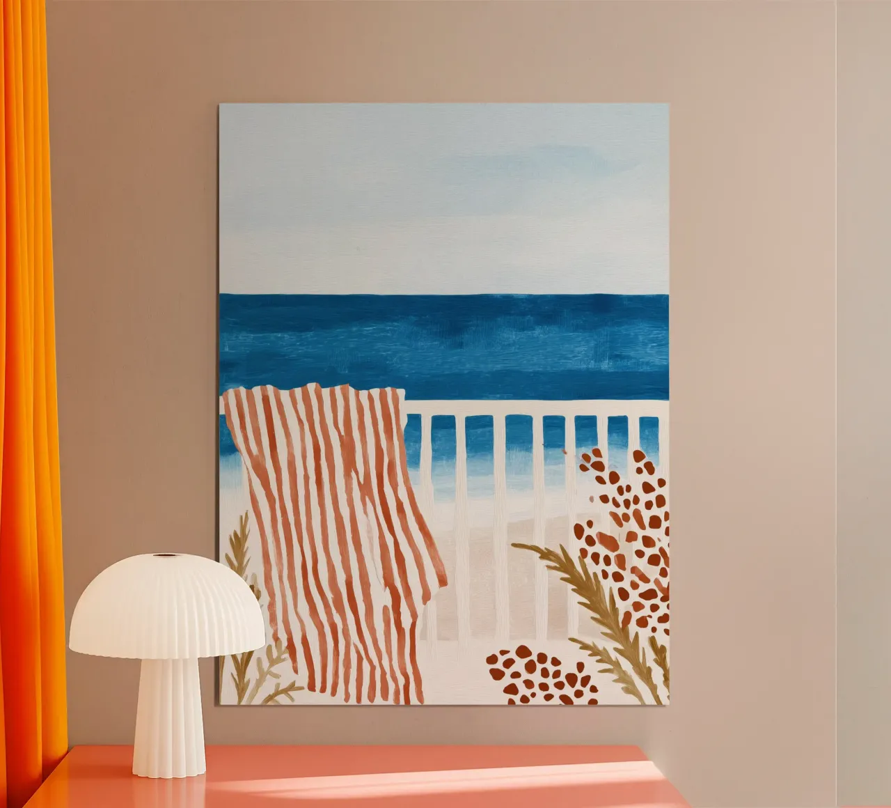 Mediterrane Aussicht | Urlaubsstimmung am Mittelmeer Poster von Autofocus