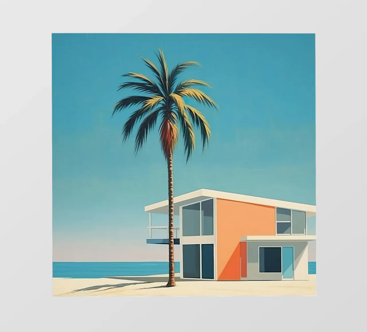 Coconut Trees In The Beach telo in pvc da robertmotoiart