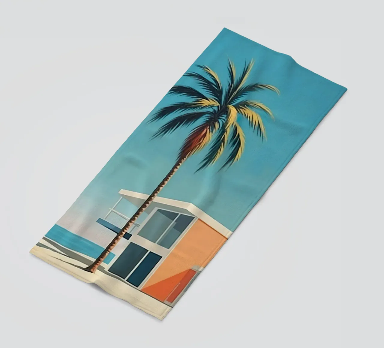 Coconut Trees In The Beach telo mare da robertmotoiart