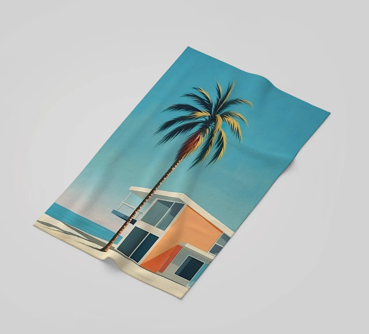 Coconut Trees In The Beach telo mare da robertmotoiart