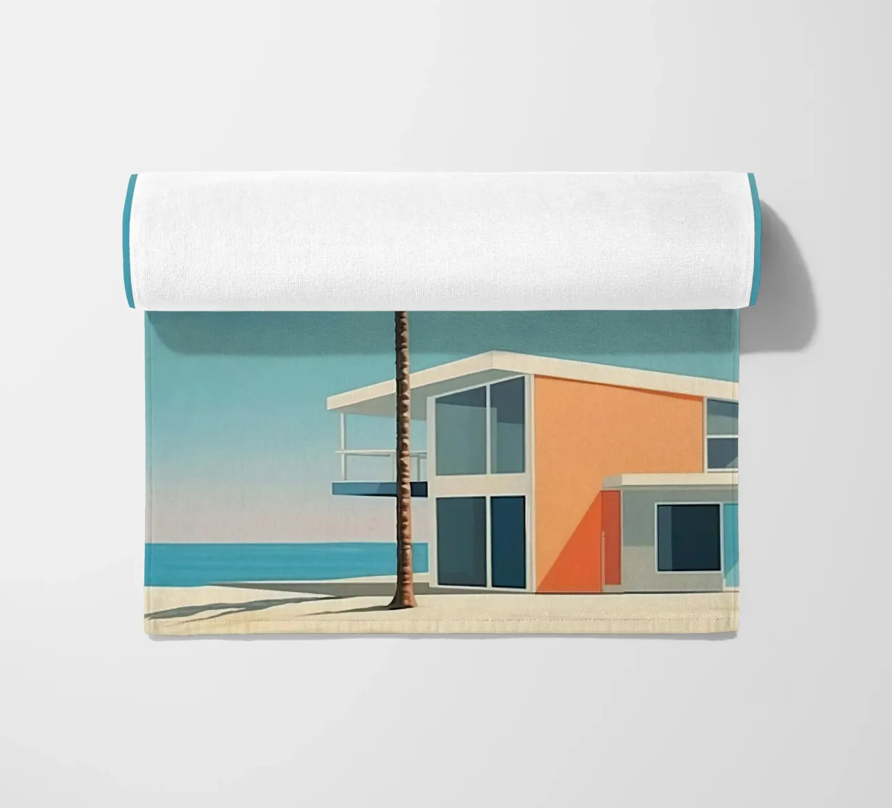 Coconut Trees In The Beach telo mare da robertmotoiart
