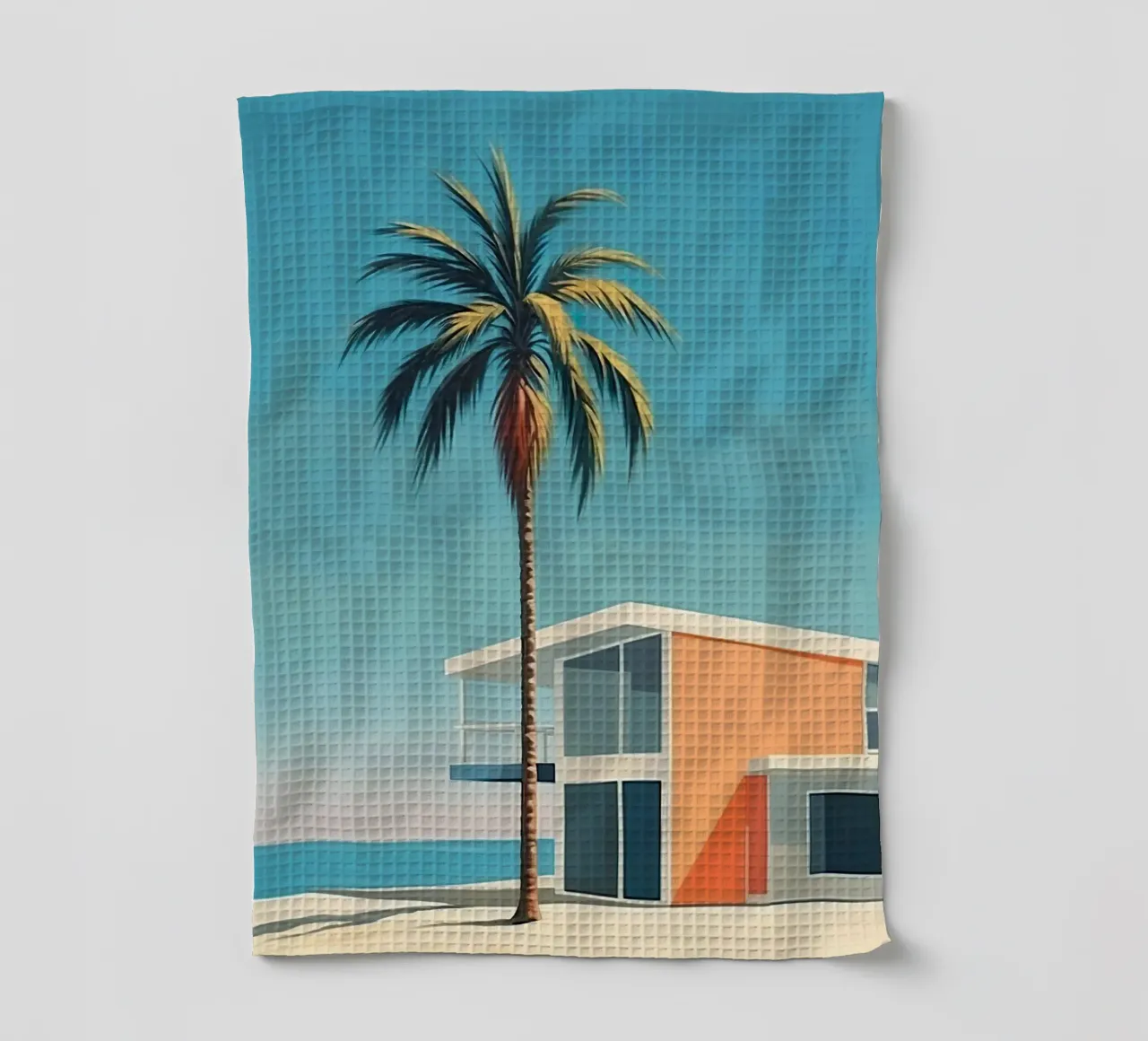 Coconut Trees In The Beach canovaccio da cucina da robertmotoiart