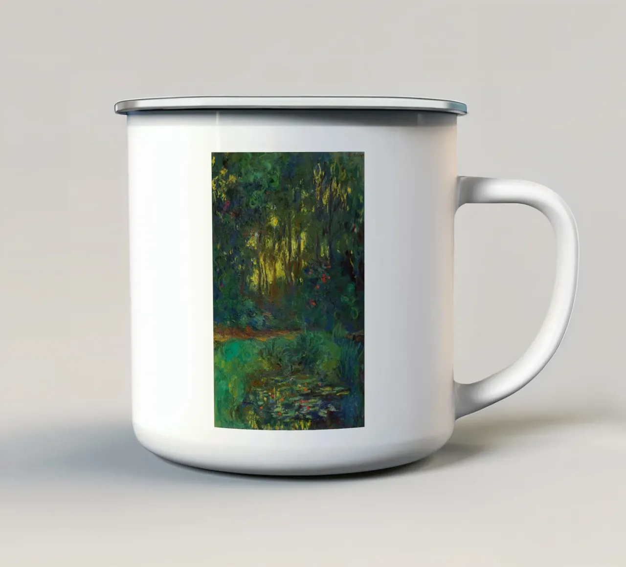 foresta paludosa tazza in smalto da belong shop