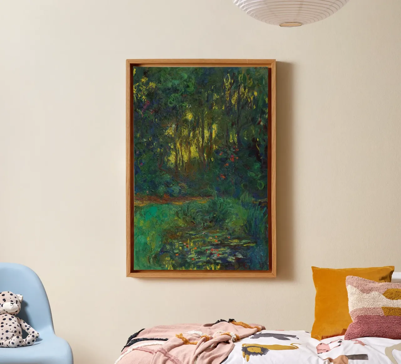 moerasbos canvas met Baklijst van belong shop
