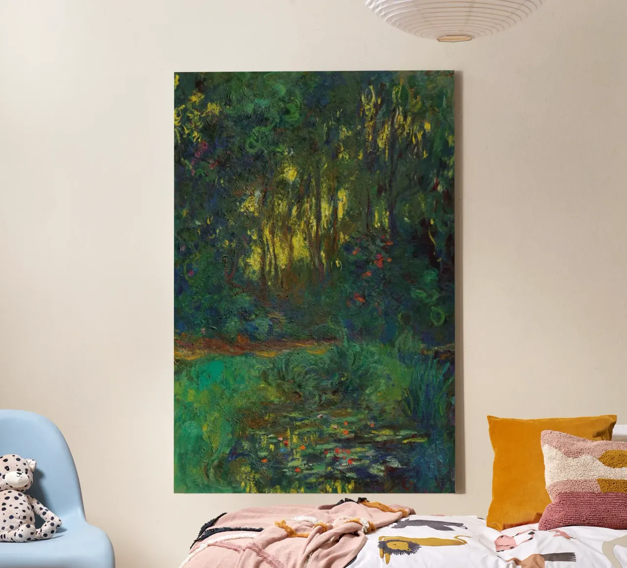 moerasbos canvas met Baklijst van belong shop