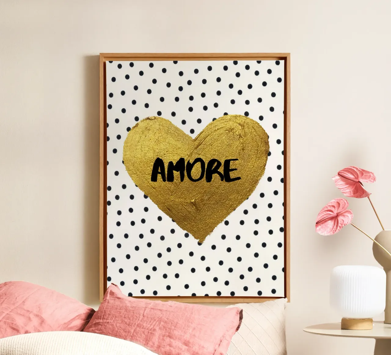 Amore tela da PinkCandyWalls