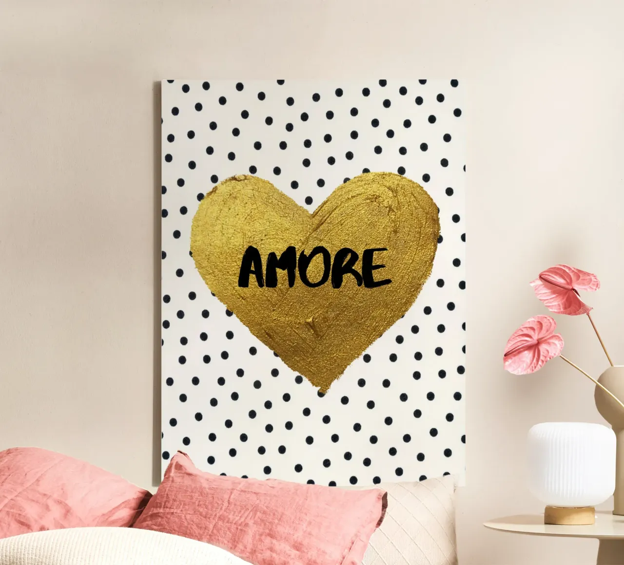 Amore tela da PinkCandyWalls