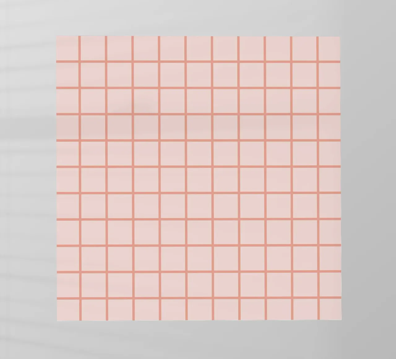 Peach Grid Pattern pellicola backlit da Paigaam Studio