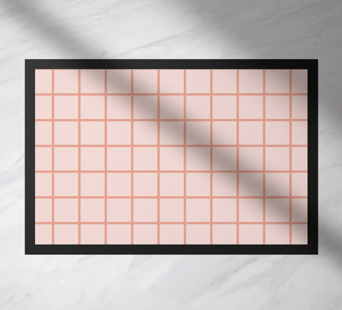 Peach Grid Pattern zerbino da Paigaam Studio