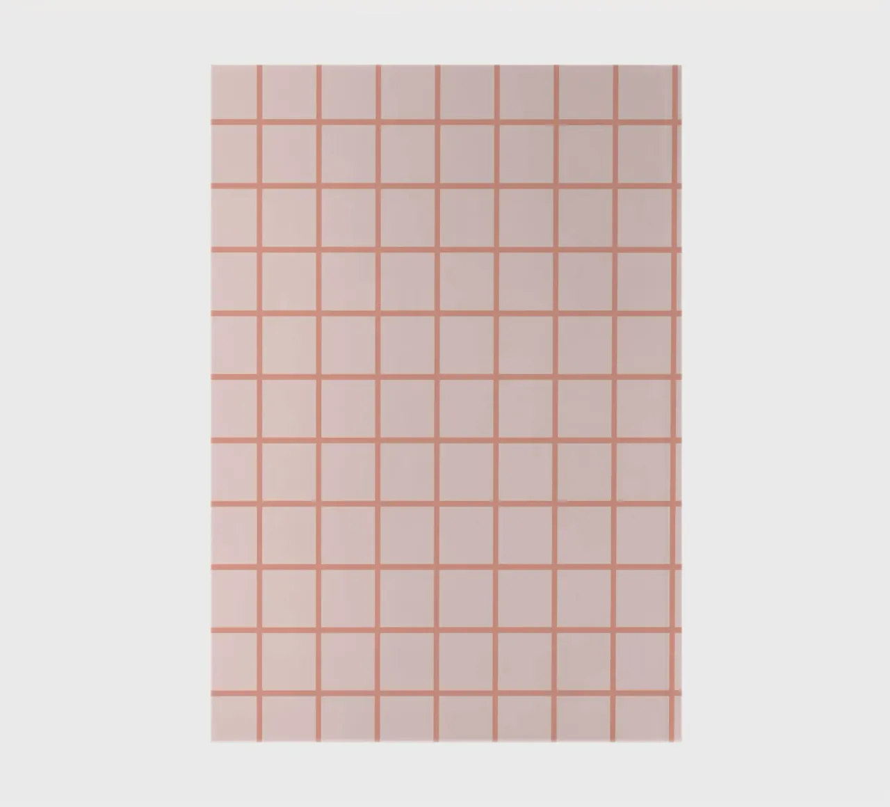 Peach Grid Pattern notebook by Paigaam Studio