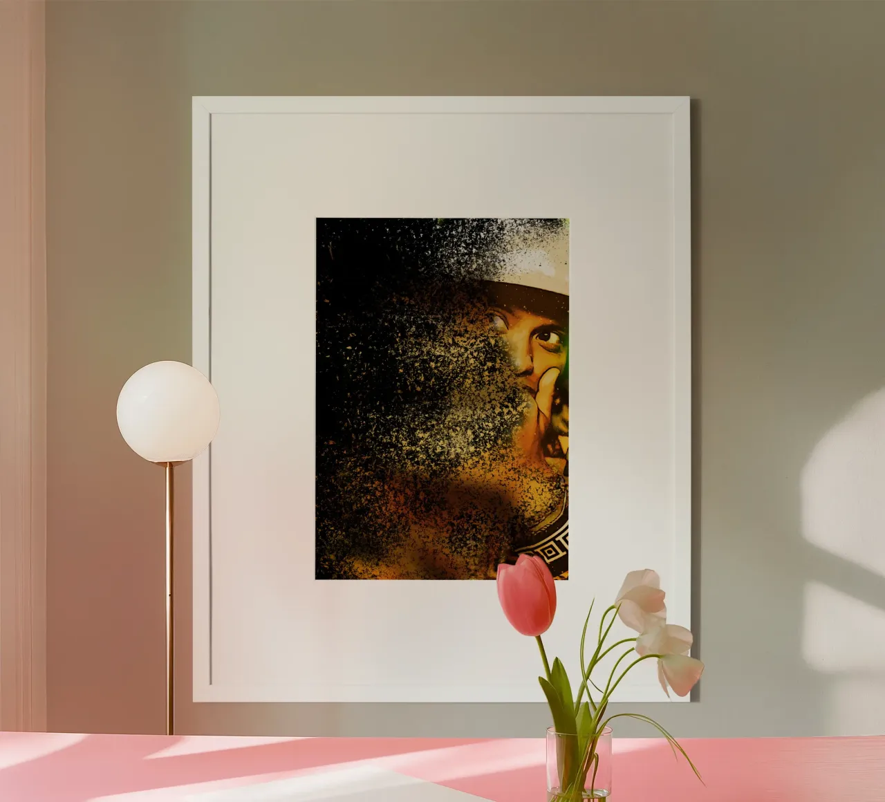 1001 seni disp. bruno poster con telaio in plastica da aank1001