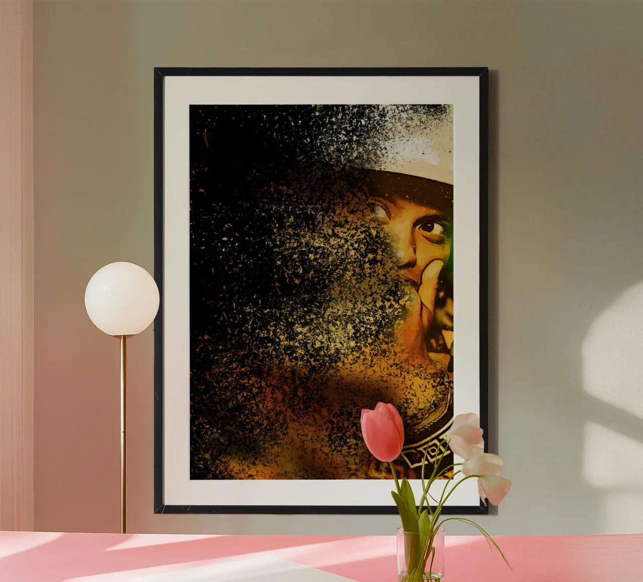 1001 seni disp. bruno poster con telaio in plastica da aank1001
