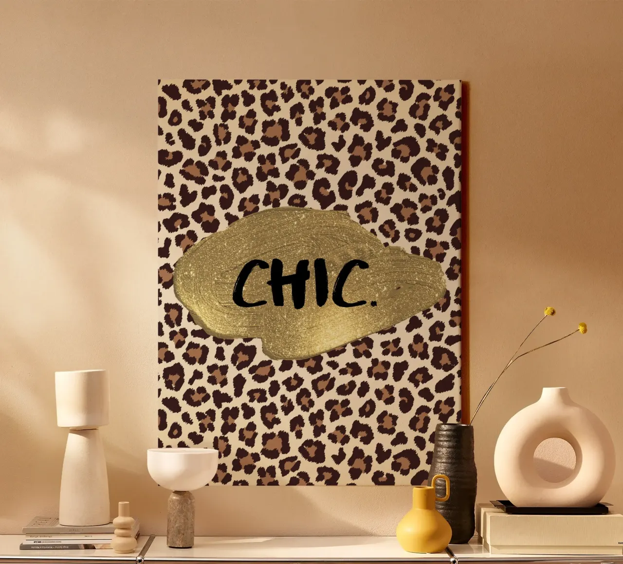 Chic tela con Cornice a cassetta da PinkCandyWalls
