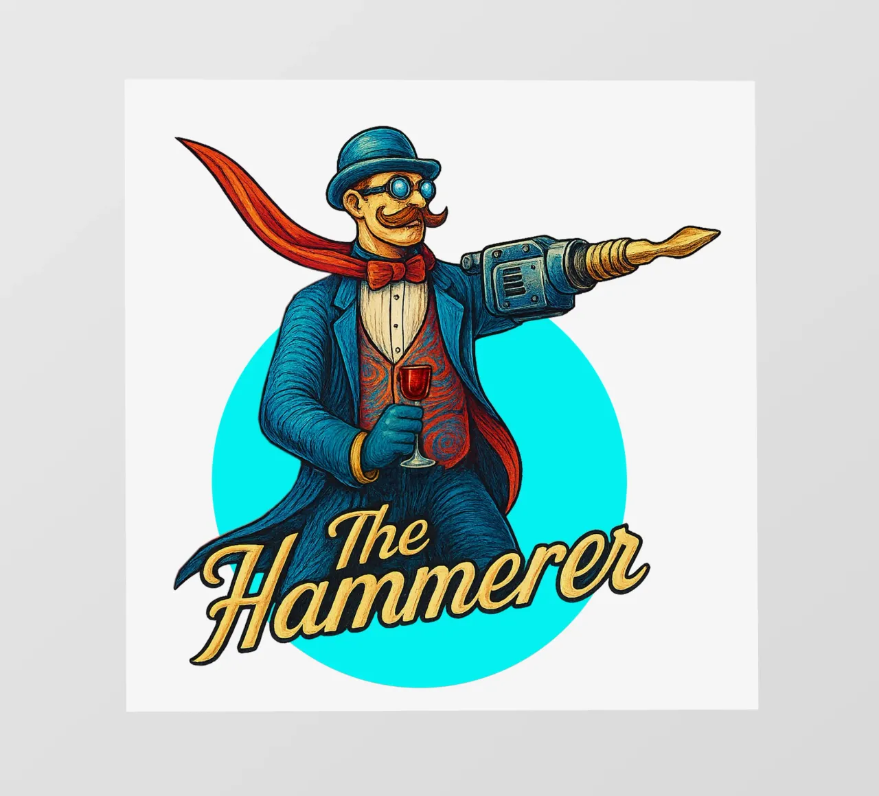 THE HAMMERER telo in pvc da Vintage Van Gogh