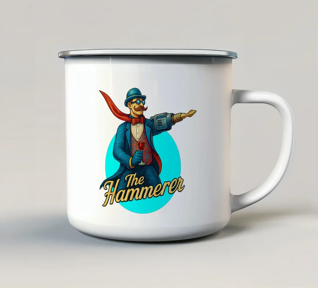 THE HAMMERER tazza in smalto da Vintage Van Gogh