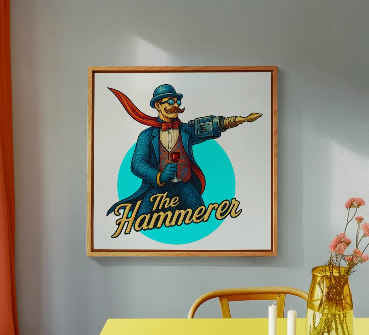 THE HAMMERER plexiglass da Vintage Van Gogh