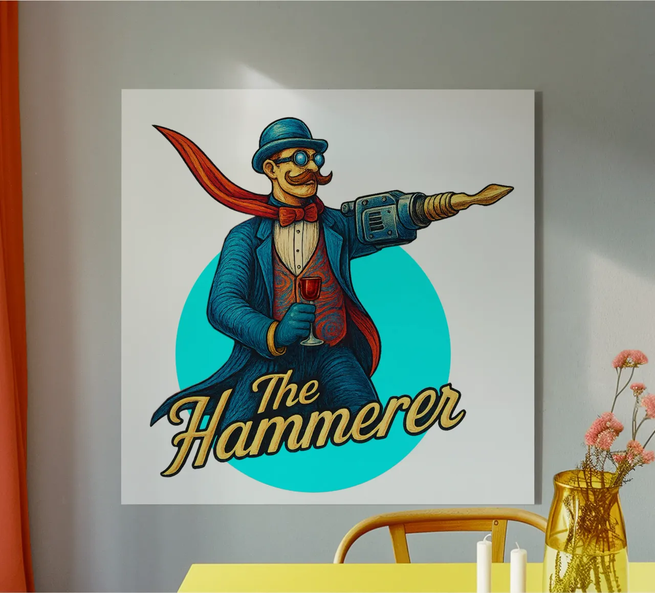 THE HAMMERER plexiglass da Vintage Van Gogh