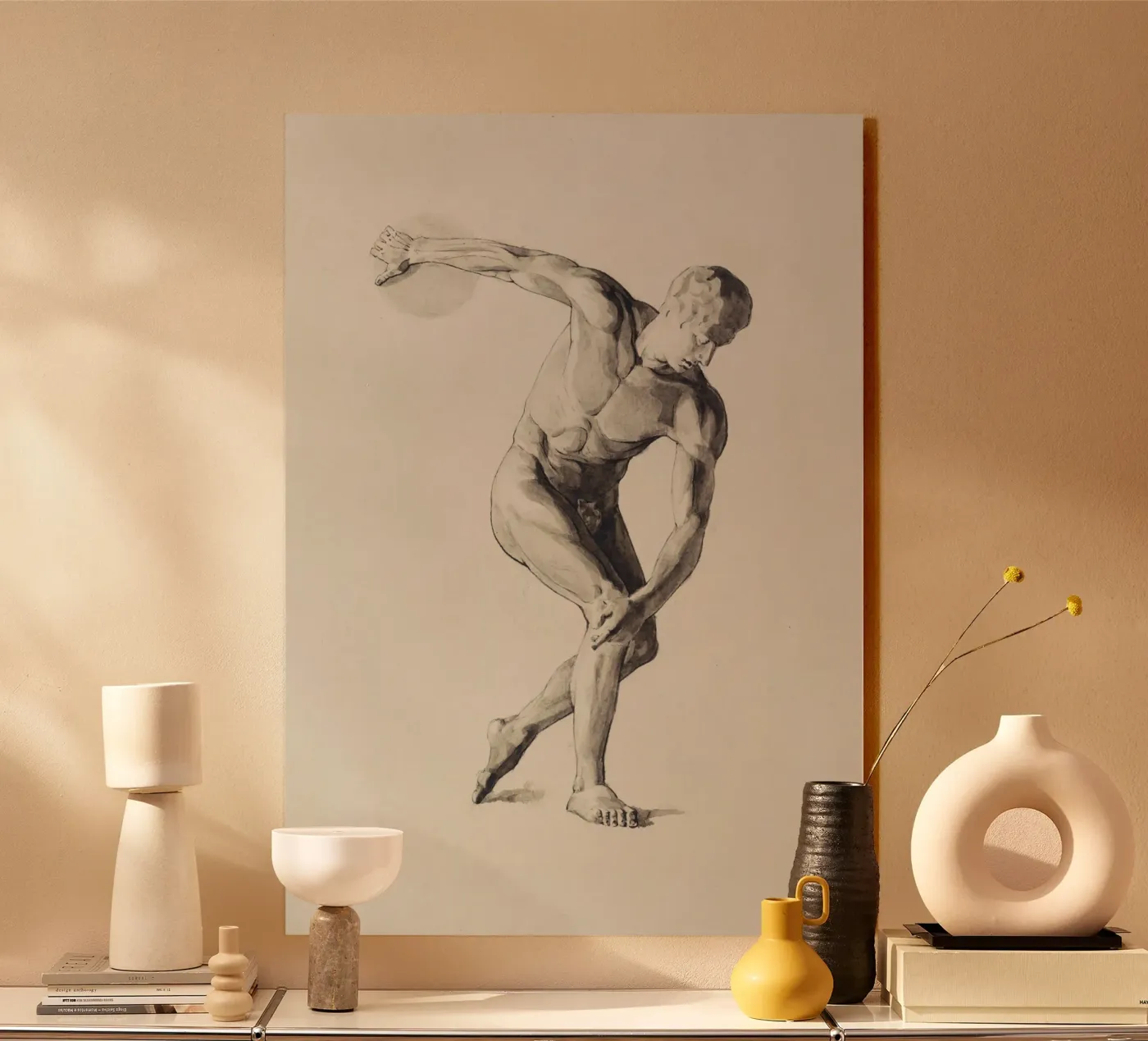 Male acryl van vintageshop