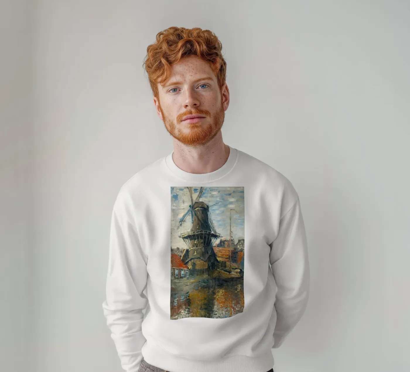 grande mulino a vento felpa da belong shop