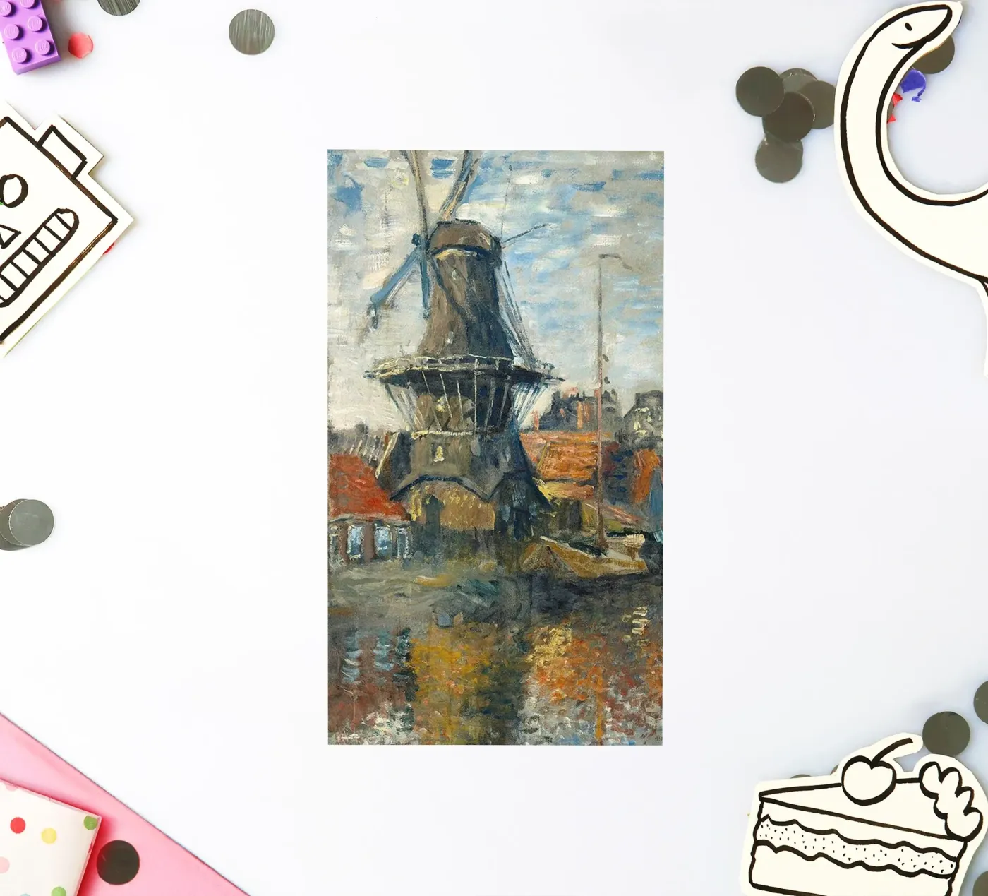 grote windmolen sticker van belong shop