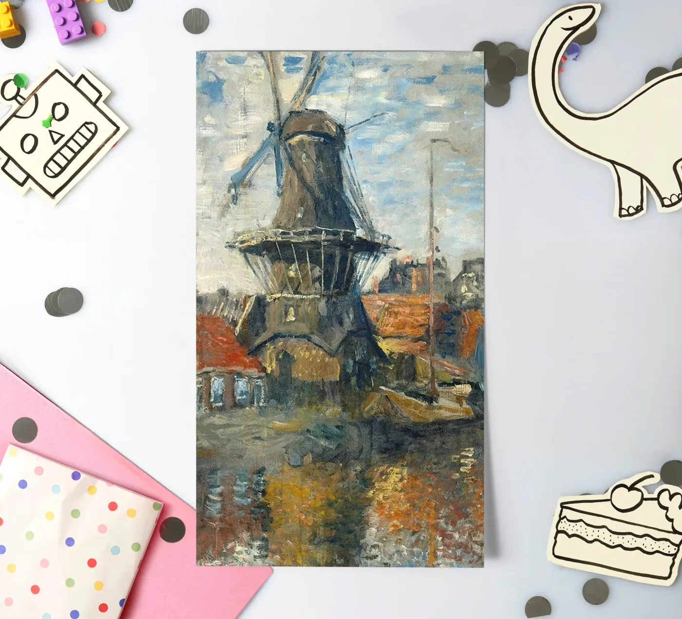 large windmill sticker sheet by belong shop