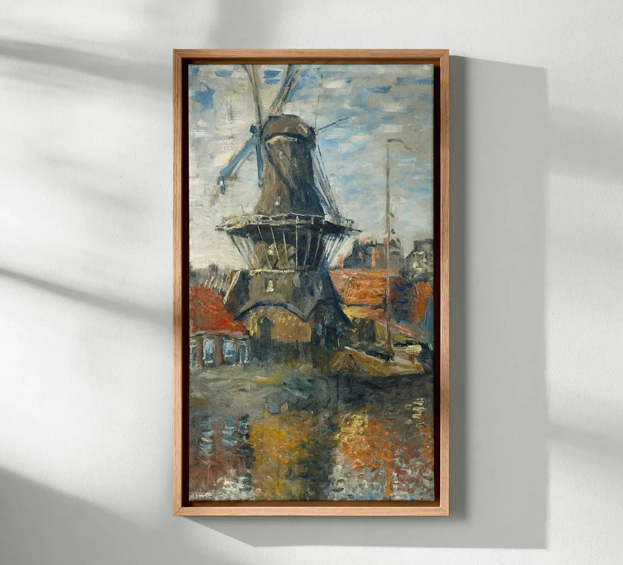 grote windmolen canvas met Baklijst van belong shop