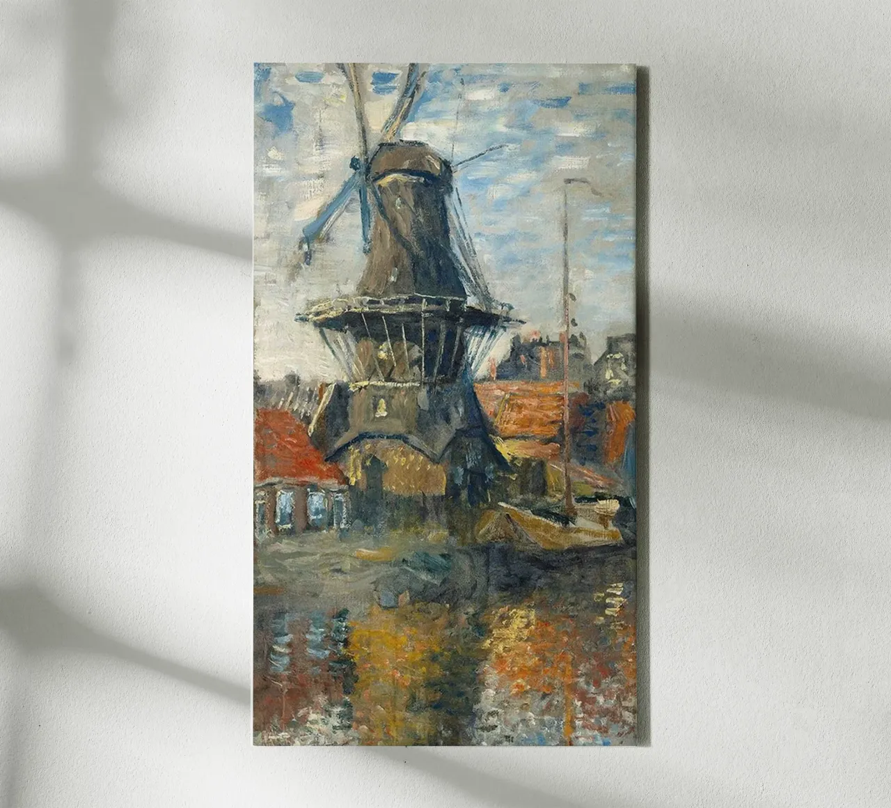grote windmolen canvas met Baklijst van belong shop