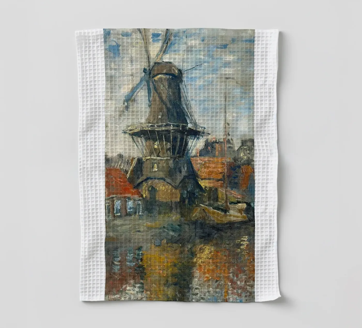large windmill tea towel by belong shop