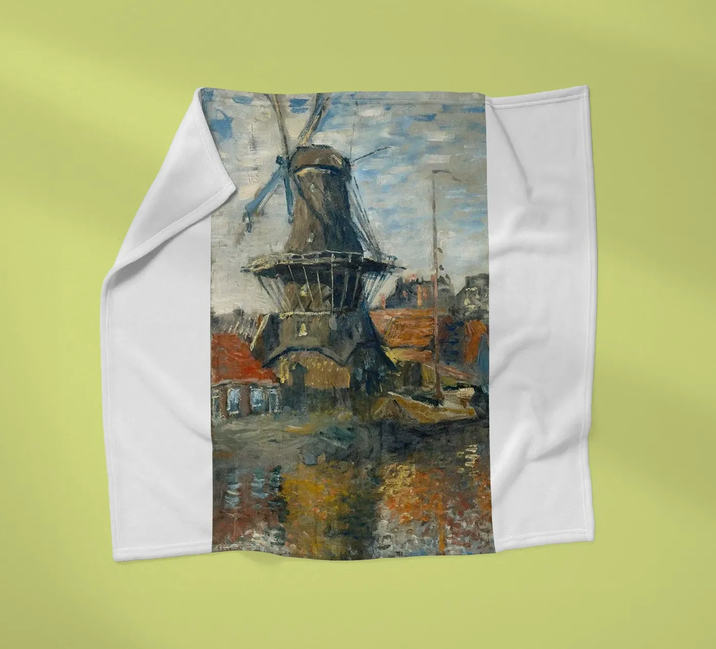 grote windmolen fleecedeken van belong shop