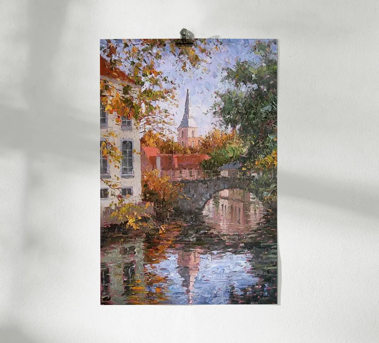 ponte bello ed estetico poster con telaio in legno da belong shop